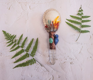 Hummingbird Quartz Rattle