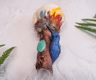 Hummingbird Quartz Rattle