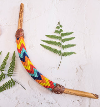 Cofan Beaded Palo Santo Tepi
