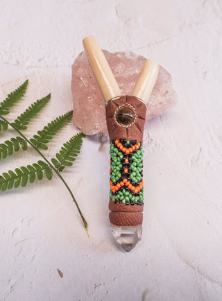 Kuripe Shipibo Llama Bone