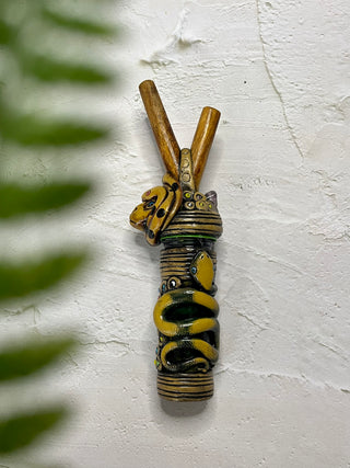 Palo Santo Kuripe and Hapé Carrier