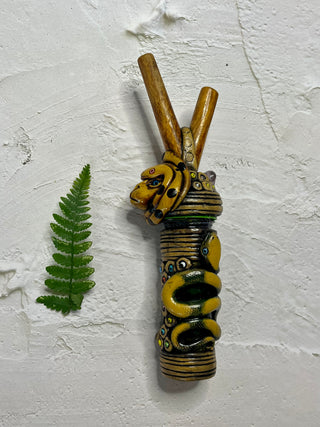 Palo Santo Kuripe and Hapé Carrier