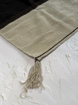 Altar Cloth Q'ero Unkuna – Black & White Duality