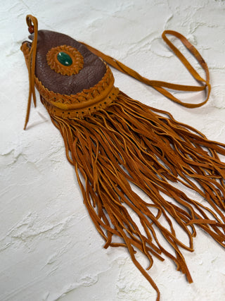 Handwoven Leather Medicine Bag