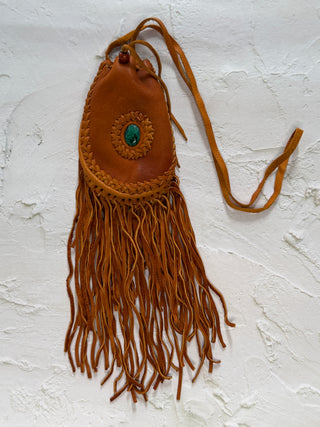 Handwoven Leather Medicine Bag