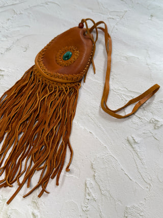 Handwoven Leather Medicine Bag