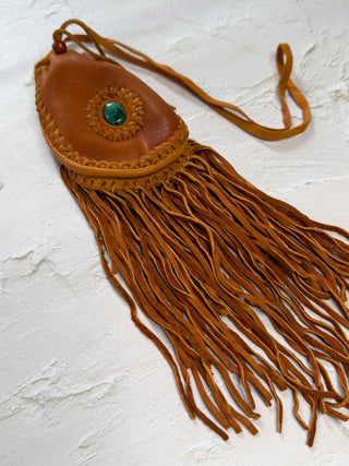 Handwoven Leather Medicine Bag