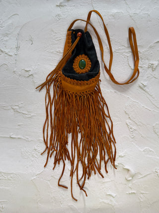 Handwoven Leather Medicine Bag