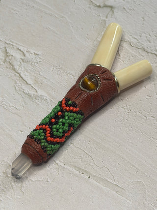 Kuripe Shipibo Llama Bone