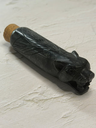 Serpentine Stone Hapé Carrier