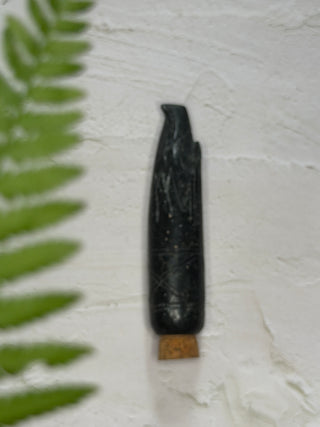 Serpentine Stone Hapé Carrier