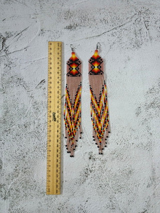 Yawanawa Beaded Earrings