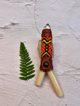 Kuripe Shipibo Llama Bone