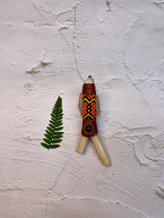 Kuripe Shipibo Llama Bone