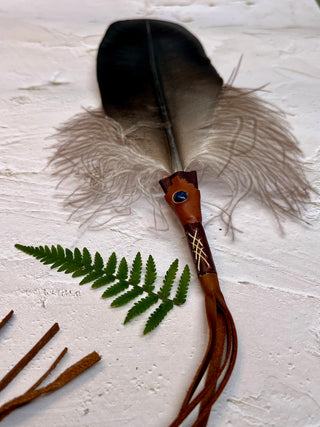 Condor Feather with Lapis Lazuli
