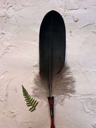 Condor Feather with Lapis Lazuli