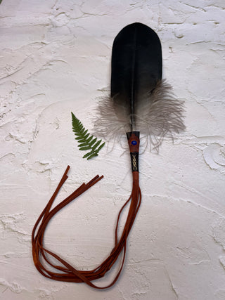 Condor Feather with Lapis Lazuli
