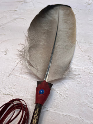 Condor Feather with Lapis Lazuli
