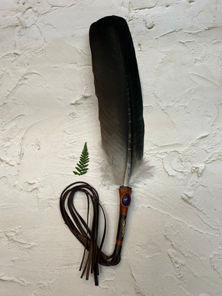 Condor Feather with Amethyst
