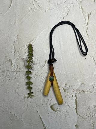 Kuripe Necklace Palo Santo