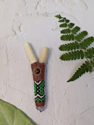 Kuripe Shipibo Llama Bone