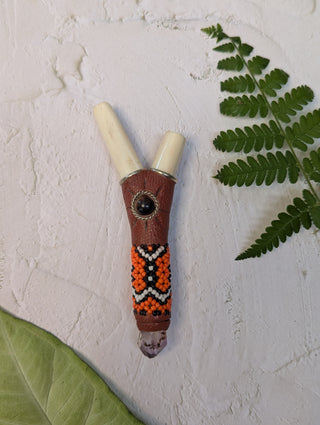 Kuripe Shipibo Llama Bone