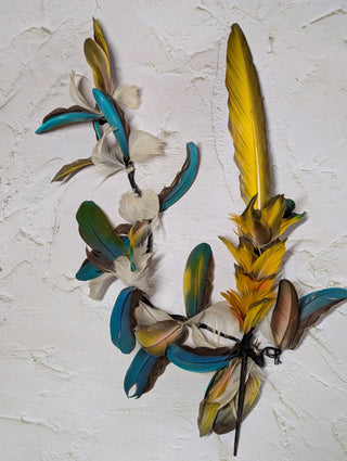 Yawanawá Ceremonial Macaw Feather Headpiece