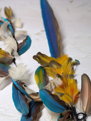 Yawanawá Ceremonial Macaw Feather Headpiece