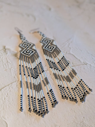 Beaded Huni Kuin Earrings