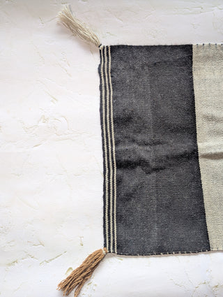 Altar Cloth Q'ero Unkuna – Black & White Duality