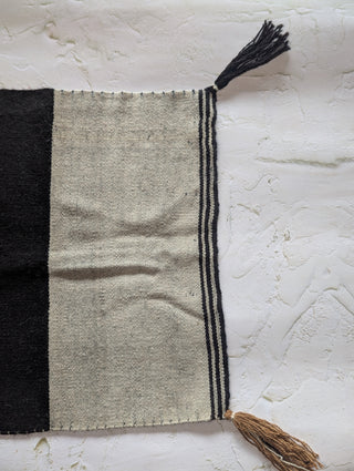Altar Cloth Q'ero Unkuna – Black & White Duality