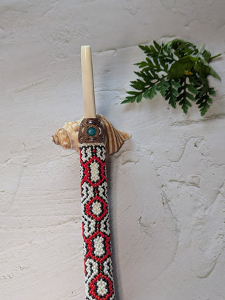 Beaded Shipibo Bone Tepi