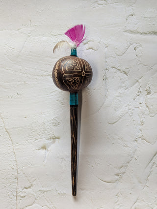 Shipibo Rattle ~ Shipibo Pattern