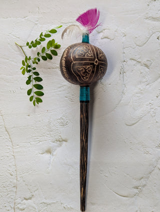 Shipibo Rattle ~ Shipibo Pattern